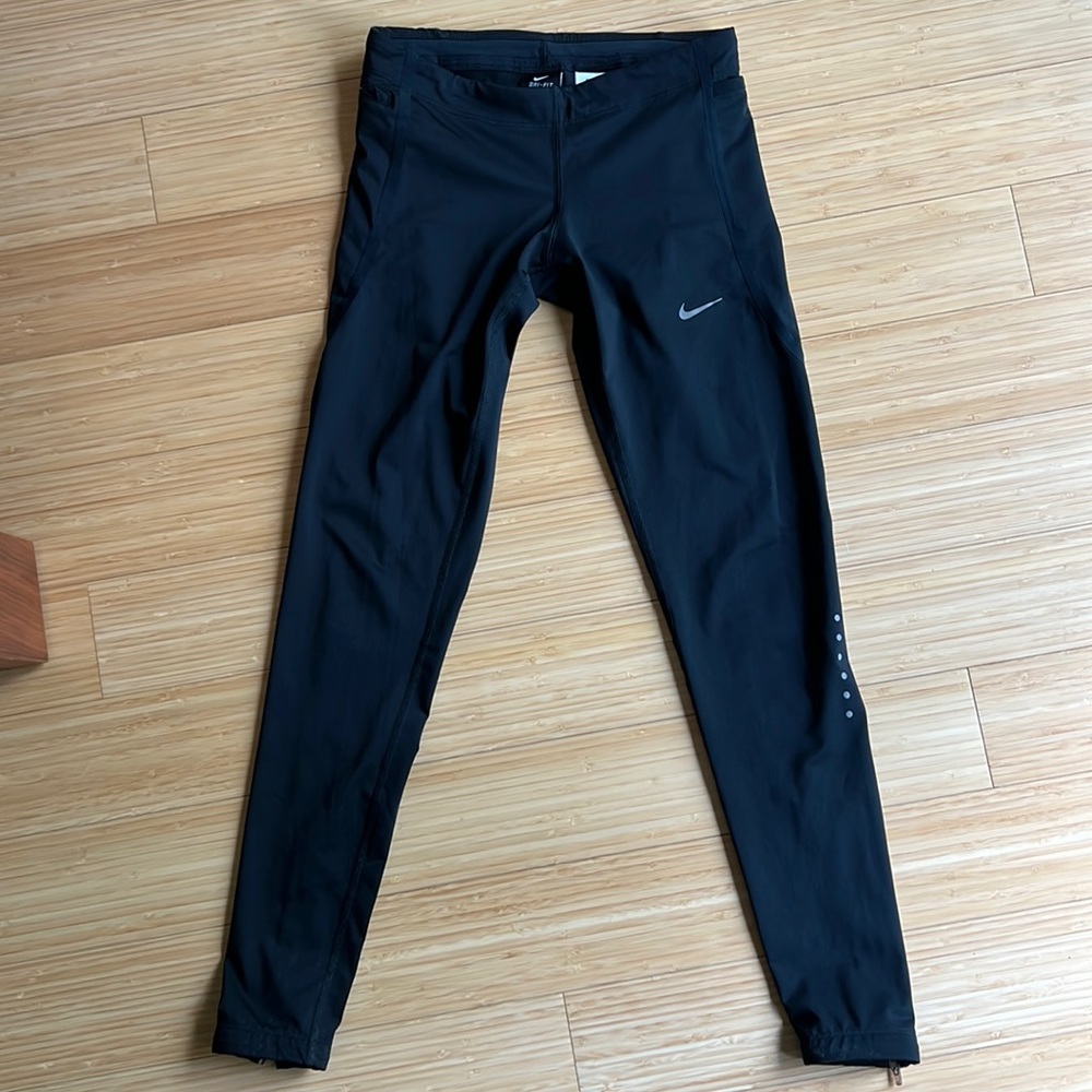 Nike Dri-Fit black running leggings - size XS